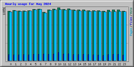 Hourly usage for May 2024